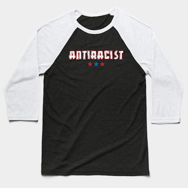 Antiracist Vintage gift Baseball T-Shirt by angel